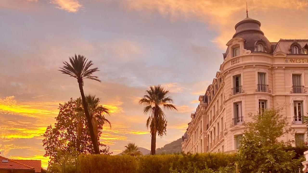 Studio Menton Proche Mer Climatise Wifi Exteriör bild