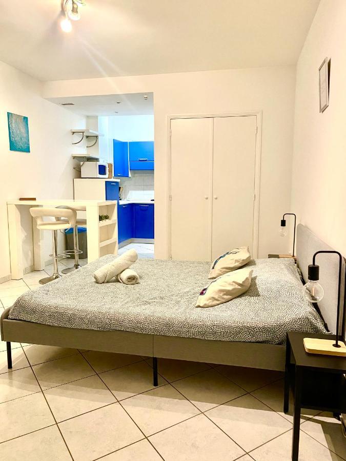 Studio Menton Proche Mer Climatise Wifi Exteriör bild